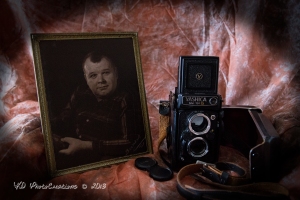 My father Azle Marteney and my first real camera
